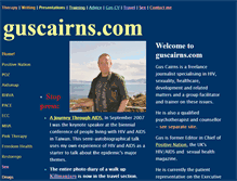 Tablet Screenshot of guscairns.com